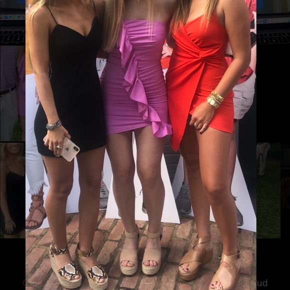 Superdown Indy ruffle front mini dress - Picture 5 of 6